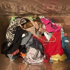 60 pairs of panties size xs-3x cacique victoria secret aerie nobo no brand names